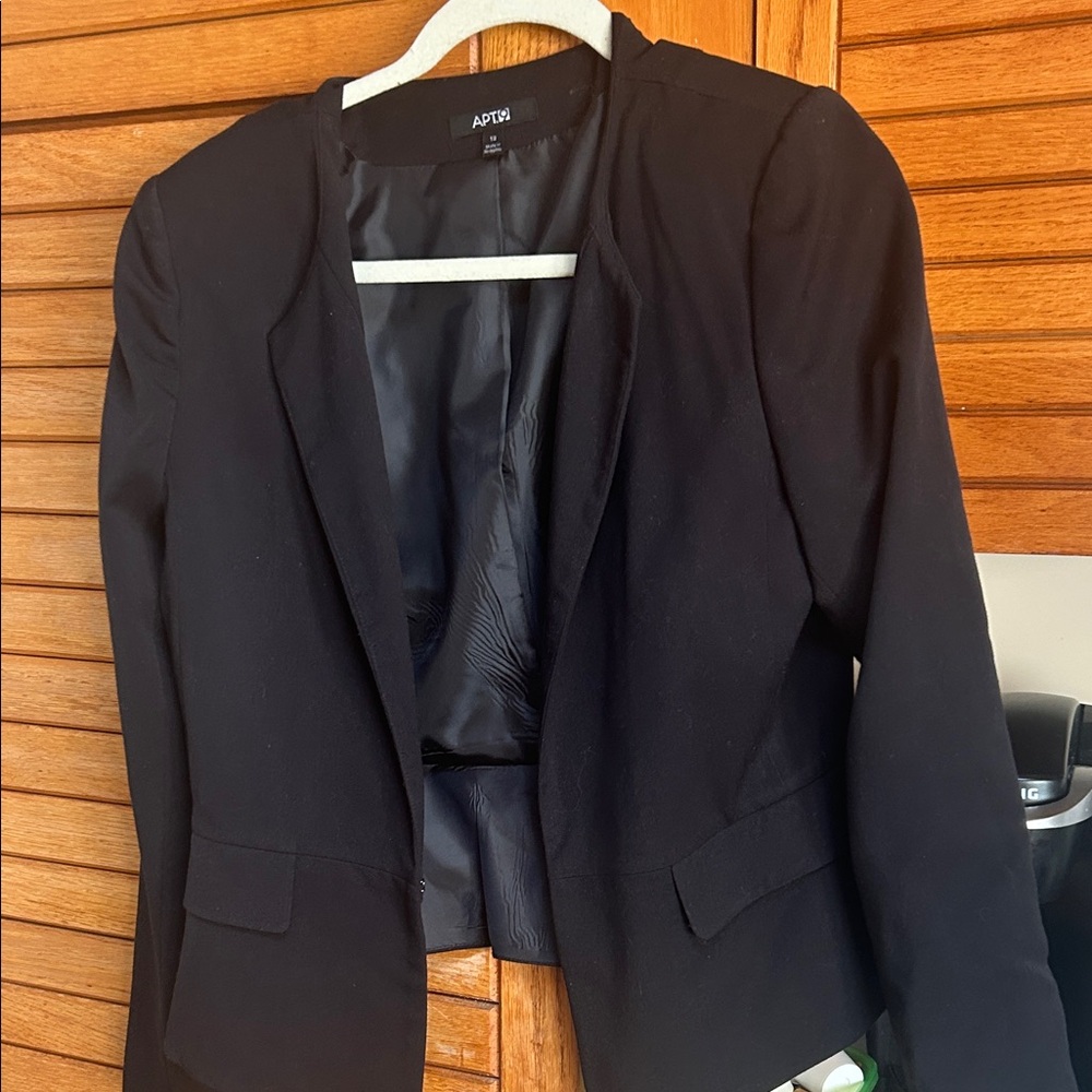 Apt. 9 Women's Classic Black Suit Jacket